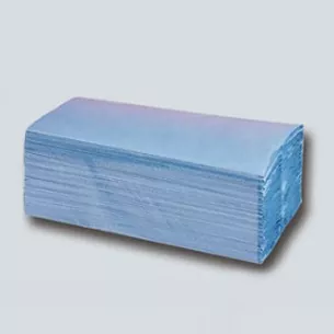 مناشف اليد الزرقاء C-Fold